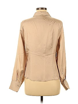 Piazza Sempione Long Sleeve Silk Top (view 2)