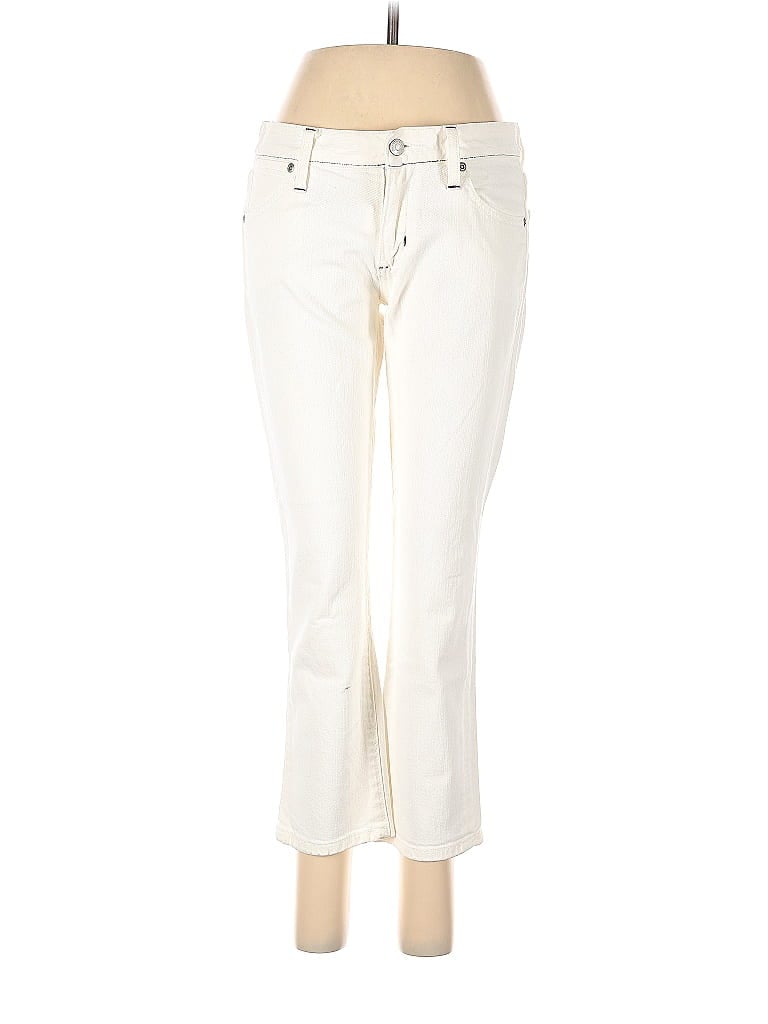 Pre-owned Paper Denim & Cloth Jeans In White