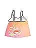 Unbranded Floral Motif Floral Orange Swimsuit Top Size XL - photo 2
