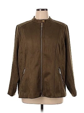 Belle By Kim Gravel Faux Leather Jacket (view 1)