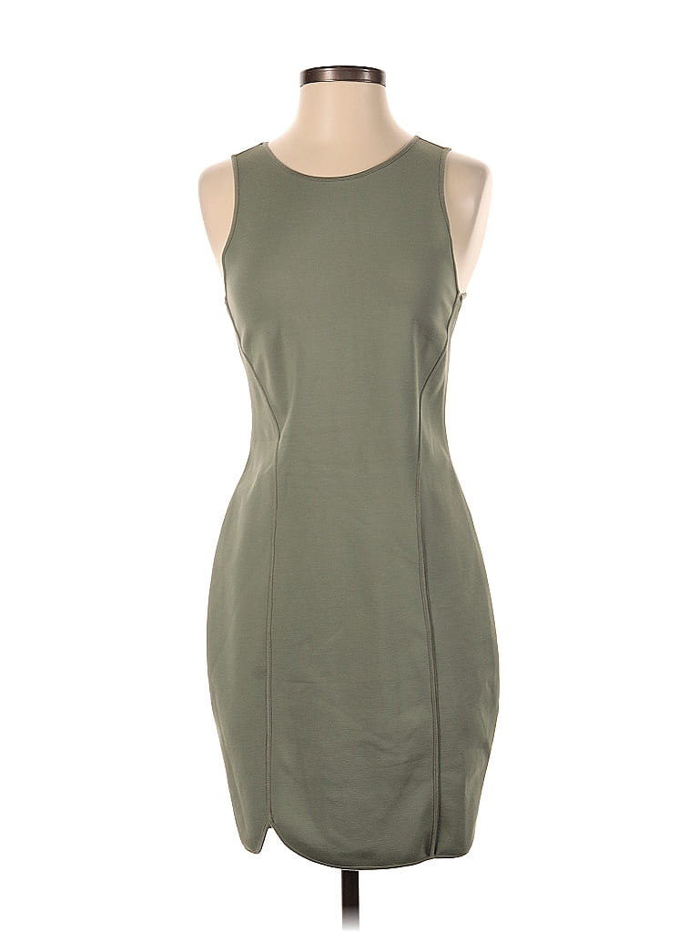 Tart Solid Green Casual Dress Size S - photo 1