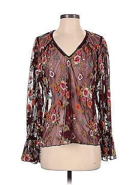 Feather Bone by Anthropologie Long Sleeve Blouse (view 1)