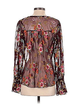 Feather Bone by Anthropologie Long Sleeve Blouse (view 2)