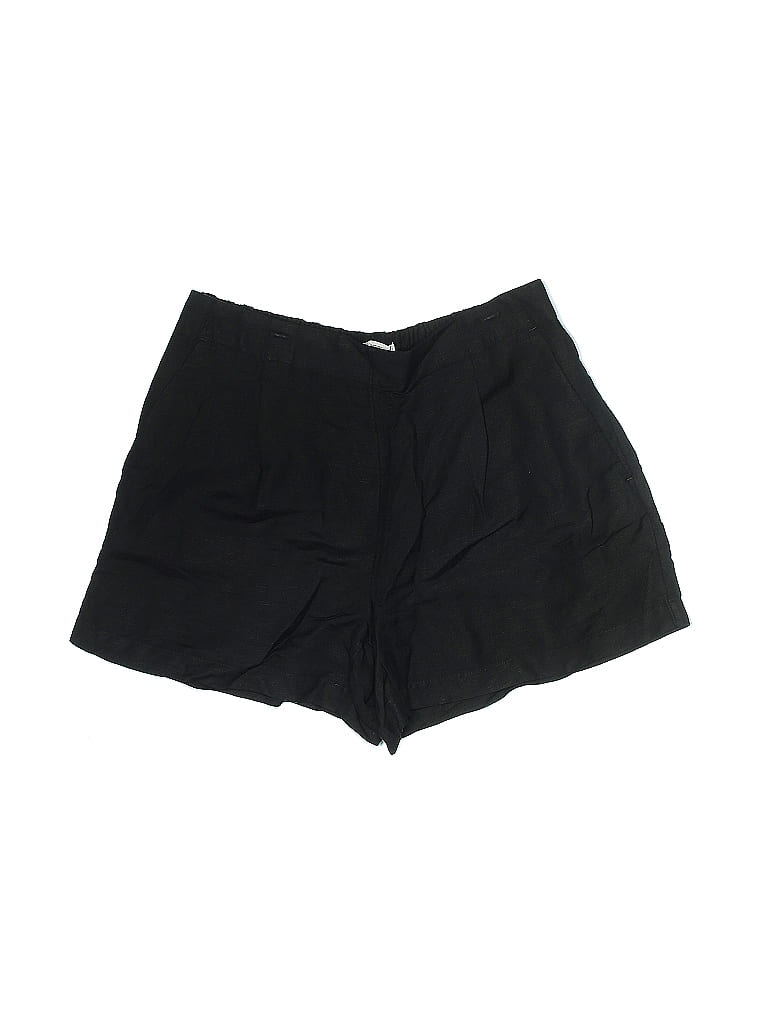 Ann Taylor LOFT Solid Black Shorts Size M - photo 1