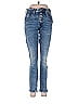 Lucky Brand Marled Solid Hearts Ombre Blue Jeans Size 6 - photo 1