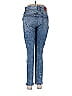 Lucky Brand Marled Solid Hearts Ombre Blue Jeans Size 6 - photo 2