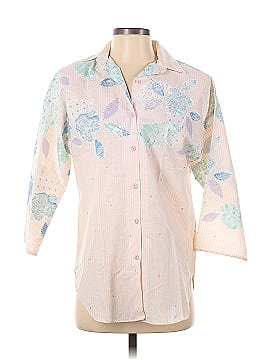 California Collections Inc. 3/4 Sleeve Button-Down Shirt (view 1)