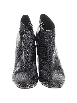 Sigerson Morrison Snake-Print Ankle Boots (view 2)
