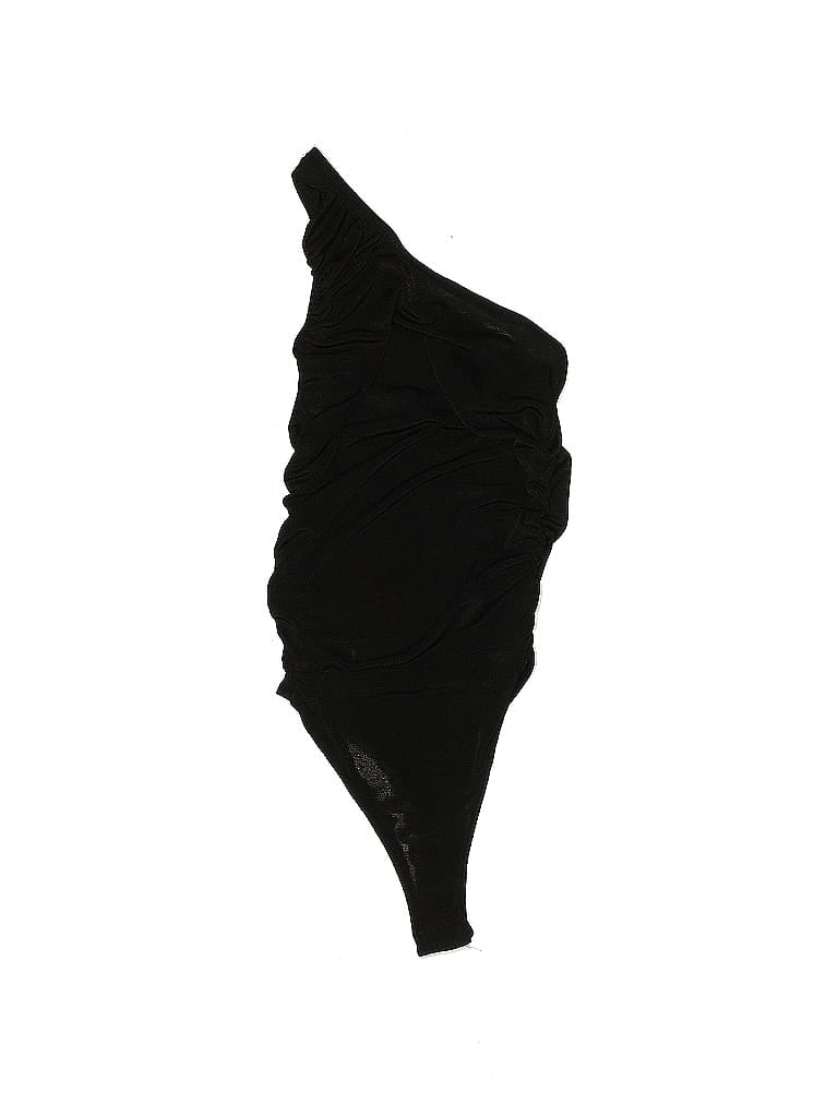 Pre-owned Boohoo Bodysuit In Black