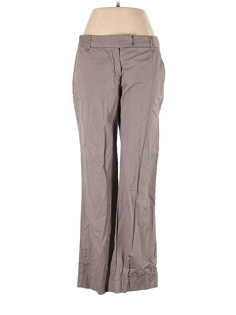 J.Crew Factory Store 100% Cotton Solid Gray Khakis Size 4 - photo 1