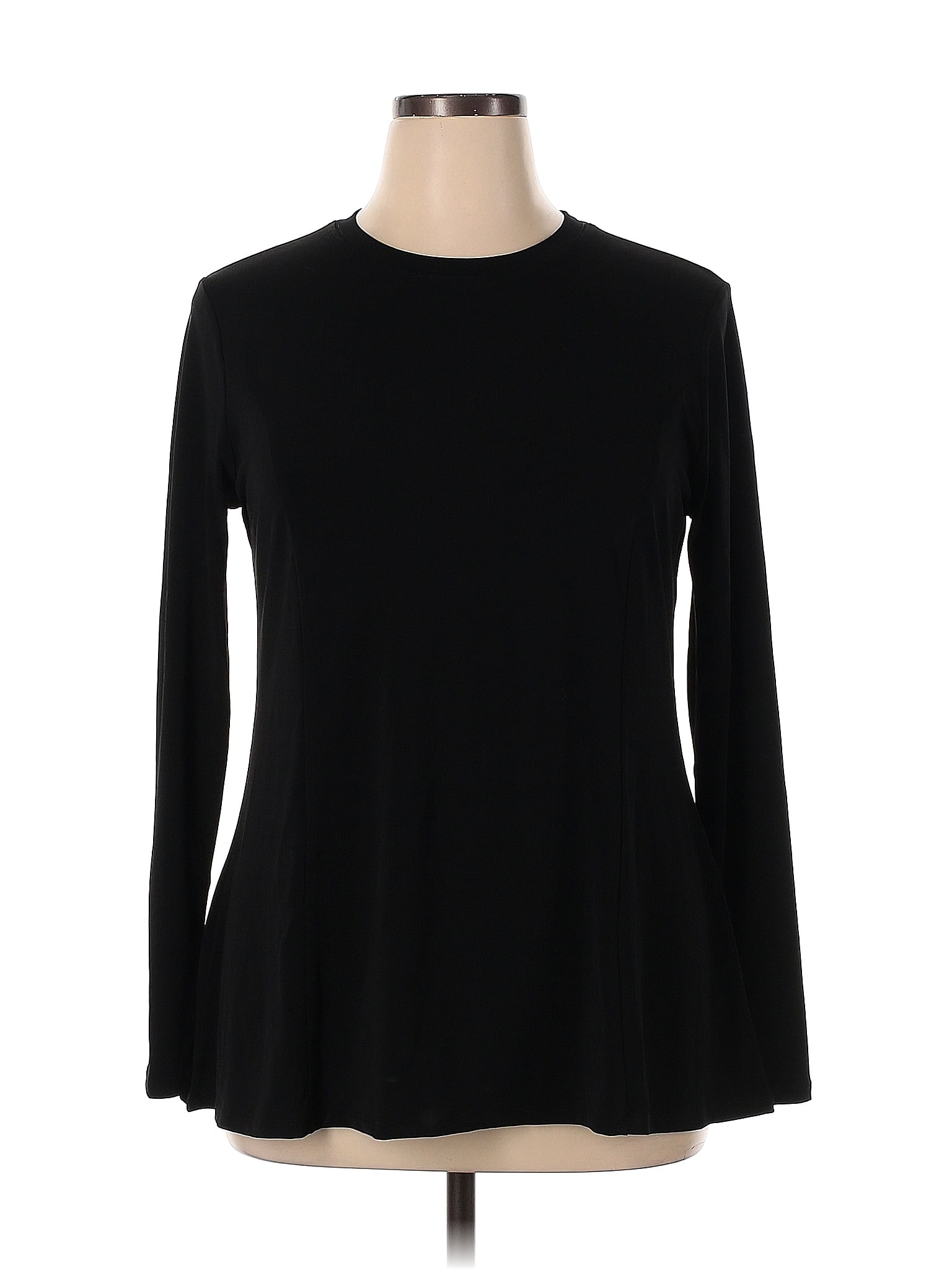 Zenana Black Long Sleeve Top Size XL - 47% off | ThredUp