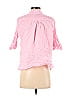 Sleeper 100% Linen Pink 3/4 Sleeve Button-Down Shirt Size S - photo 2