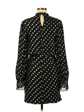 Saloni Rina Iridescent Polka Jaquard Dress (view 2)