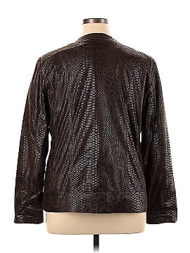 Dana Buchman Faux Leather Jacket (view 2)