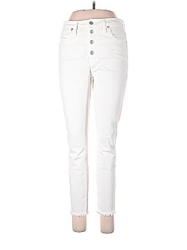 Madewell 10" High-Rise Skinny Crop Jeans: Button-Front Edition (view 1)