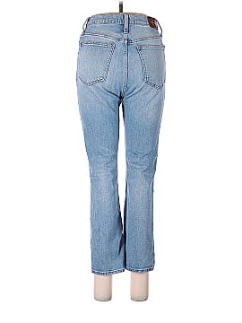 Madewell Slim Demi-Boot Jeans in Denis Wash (view 2)