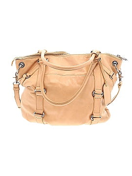American Glamour by Badgley Mischka Leather Satchel (view 2)