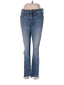 Madewell 9" High-Rise Skinny Crop Jeans: Destructed-Hem Edition (view 1)