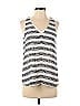 Cooper & Ella 100% Polyester Silver Sleeveless Blouse Size S - photo 1