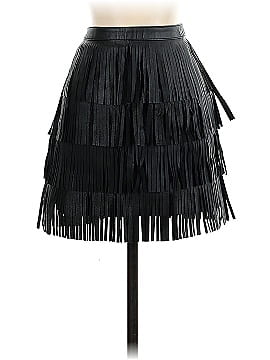 Zara Basic Leather Skirt (view 1)
