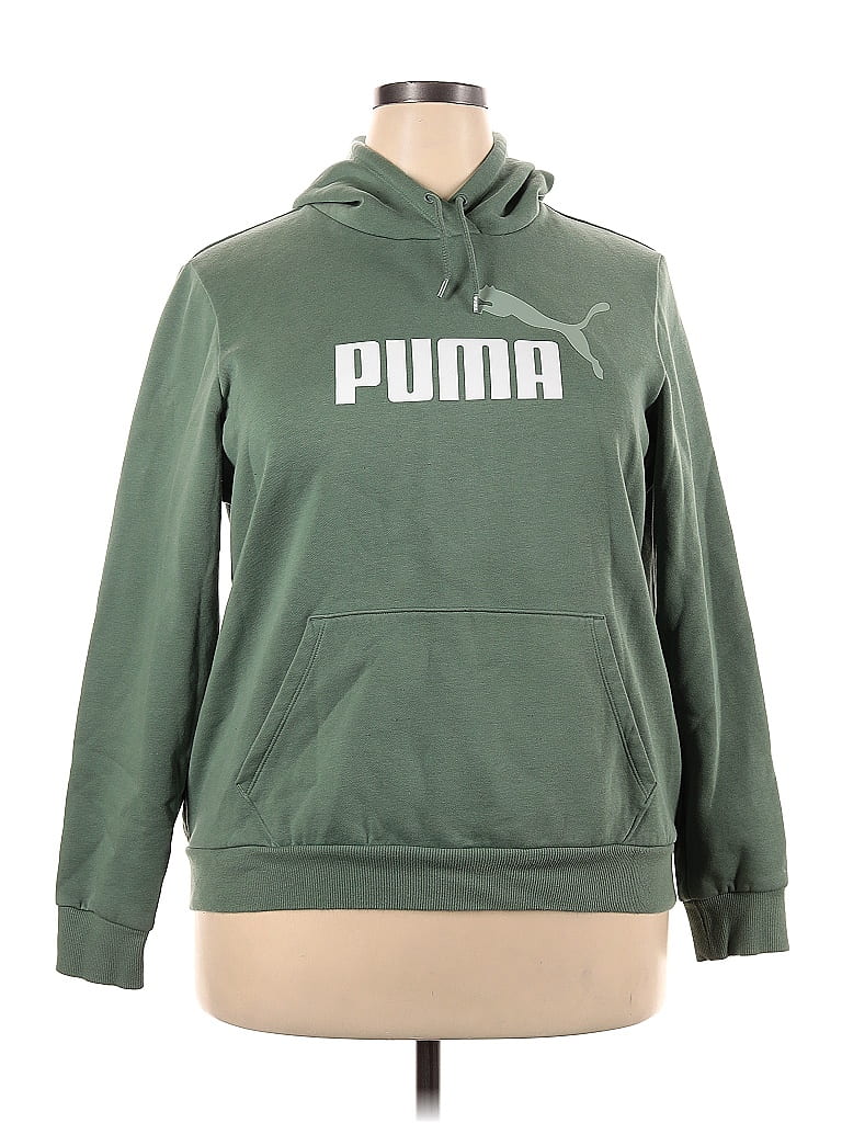 Puma Green Pullover Hoodie Size XXL - photo 1
