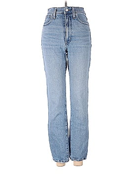 Madewell The Perfect Vintage Straight Jean in Hoye Wash (view 1)