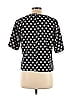 Alfred Dunner 100% Polyester Argyle Black Short Sleeve Blouse Size 10 - photo 2