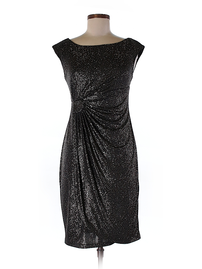 DressBarn Solid Black Cocktail Dress Size 6 (Petite) - 74% off | thredUP
