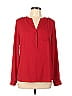 The Limited Outlet 100% Polyester Red Long Sleeve Blouse Size L - photo 1