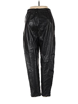 Zara Faux Leather Pants (view 2)