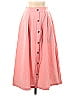 Unbranded Solid Pink Casual Skirt Size S - photo 1
