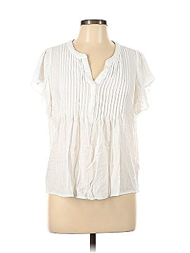 Liverpool Los Angeles Short Sleeve Blouse (view 1)