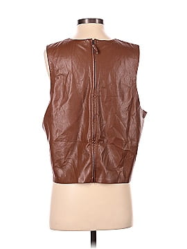 Good American Faux Leather Top (view 2)