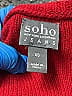 Soho 100% Acrylic Red Pullover Sweater Size XS - photo 3