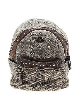 MCM Snake-print Small Studded Stark Backpack (view 1)