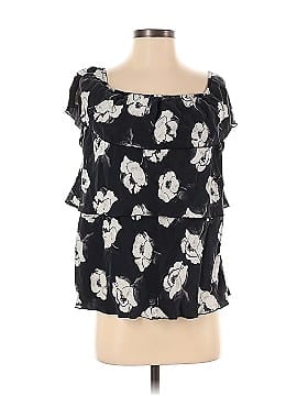 White House Black Market Short Sleeve Blouse (view 1)