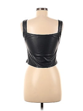 Elodie Faux Leather Top (view 2)