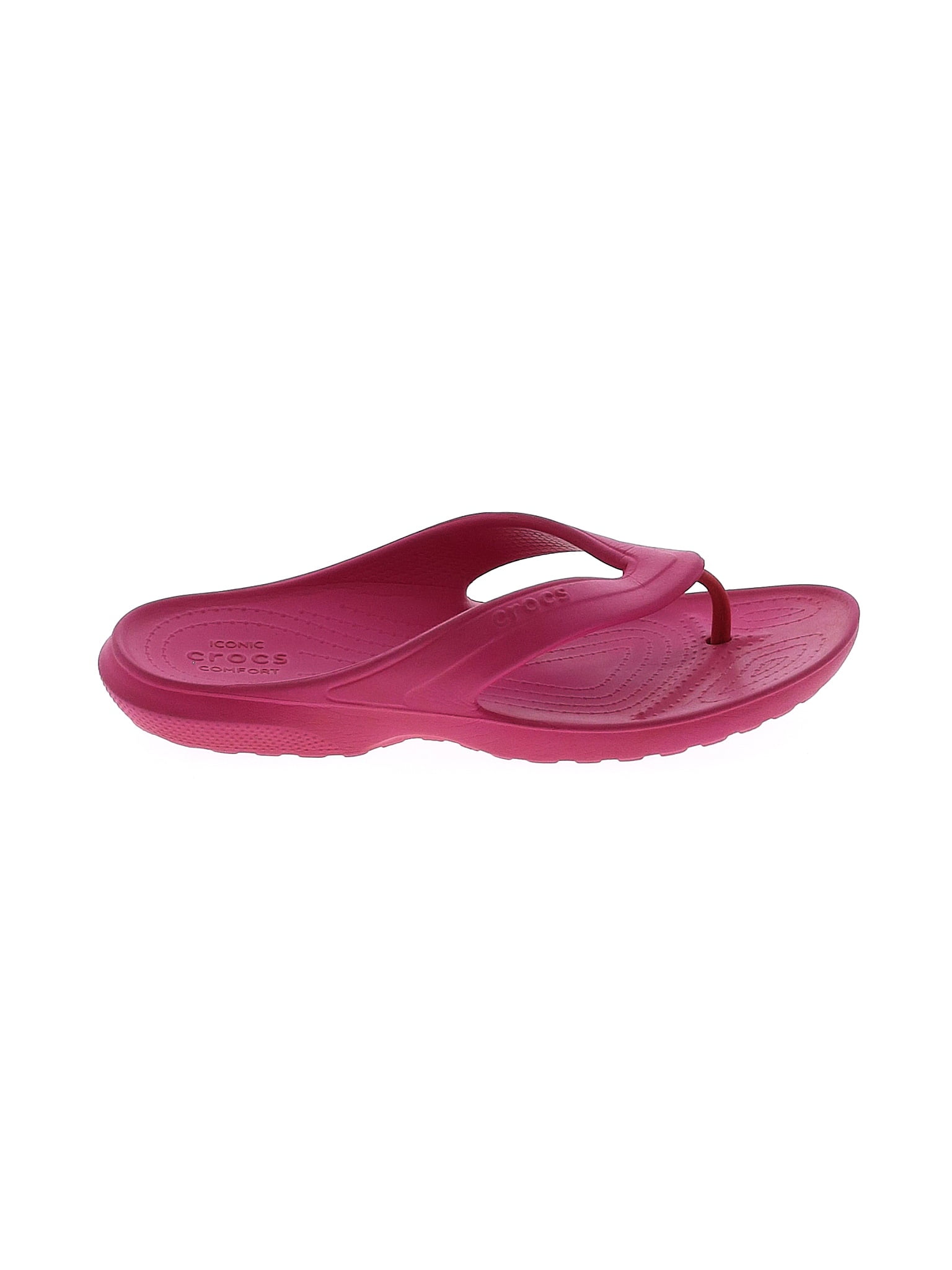 womens burgundy flip flops