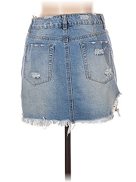 Litz Jeans Denim Skirt (view 2)