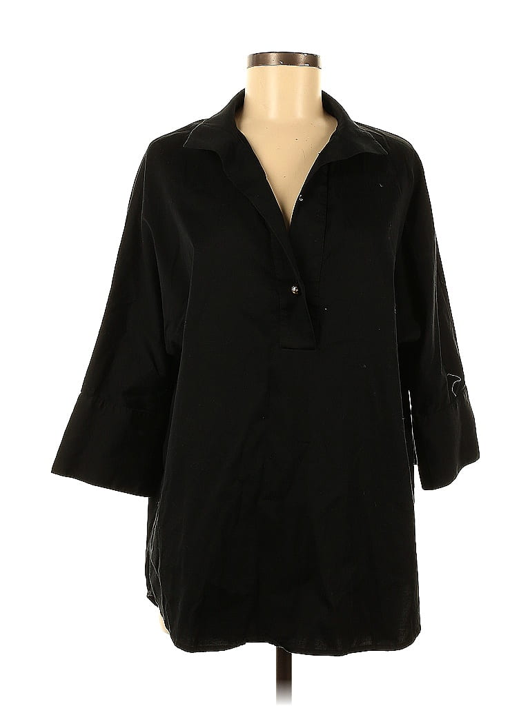Tuckernuck Black Long Sleeve Blouse Size M 76 off ThredUp