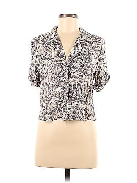 Olivaceous Short Sleeve Button-Down Shirt (view 1)