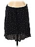 Madewell 100% Viscose Stars Polka Dots Black Casual Skirt Size 8 - photo 1