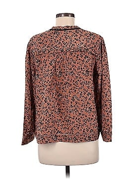 Point Sur Long Sleeve Silk Top (view 2)