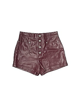 Love Tree Faux Leather Shorts (view 1)