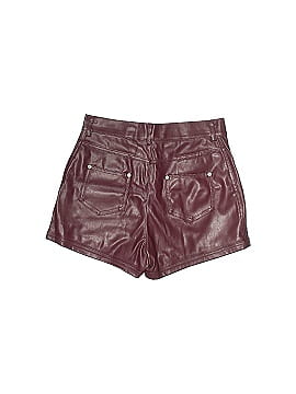 Love Tree Faux Leather Shorts (view 2)
