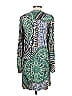 Tiny 100% Rayon Paisley Baroque Print Green Casual Dress Size XS - photo 2