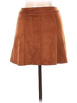 Trafaluc by Zara Faux Leather Skirt (view 2)