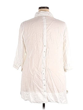 Cupid's Diary 3/4 Sleeve Button-Down Shirt (view 2)