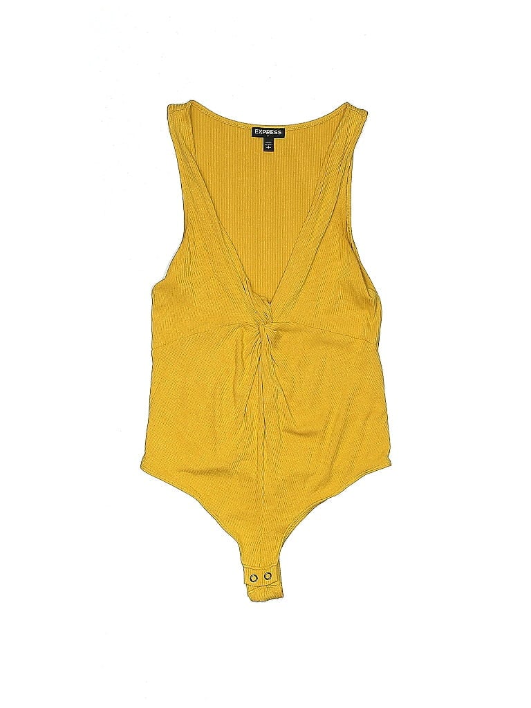Express Outlet Yellow Bodysuit Size S - photo 1