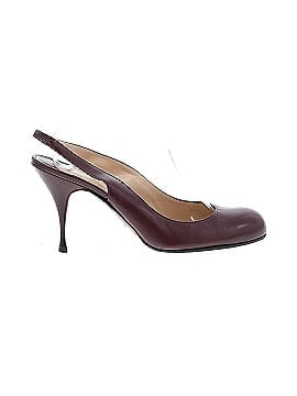 Christian Louboutin Leather Vintage Slingback Heels 90mm (view 1)